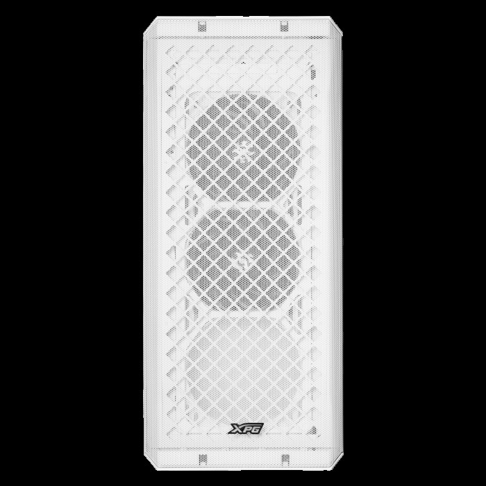 Корпус XPG DEFENDER WHITE [DEFENDER-WHCWW] (Midi-Tower, белый, TG, 120mm fan*3)