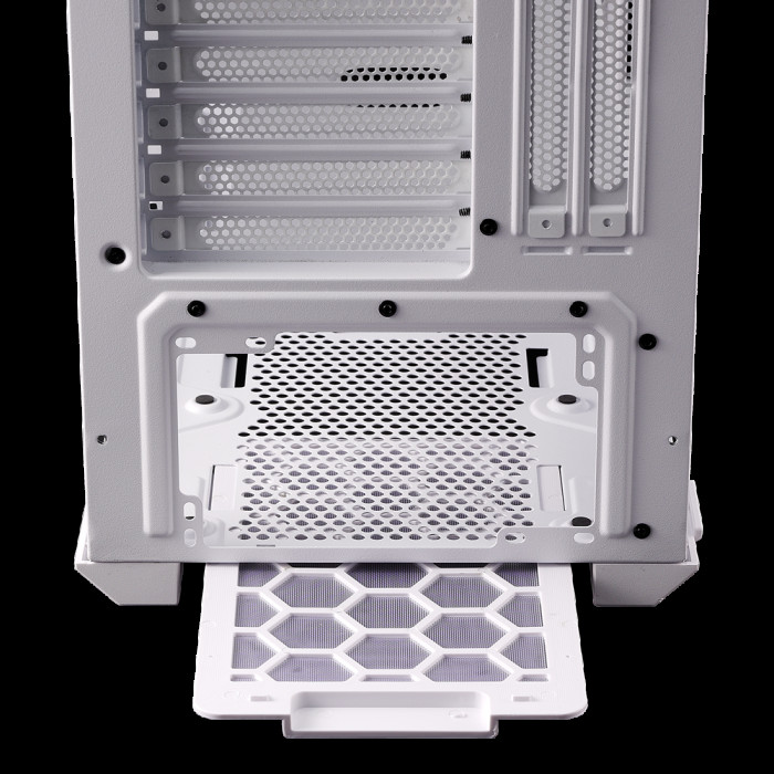 Корпус XPG DEFENDER WHITE [DEFENDER-WHCWW] (Midi-Tower, белый, TG, 120mm fan*3)