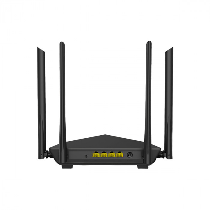 Маршрутизатор Tenda AC10 Двухдиапазонный гигабитный Wi-Fi роутер AC1200 до 300 Мбит/с на 2,4 ГГц + до 867 Мбит/с до 5 ГГц, LAN 3x1 Гбит/с, WAN 1x1 Гбит/с, 4*5dBi внешние антенны