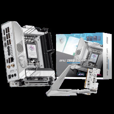 Материнская плата MSI MPG Z890I EDGE TI WIFI Z890, LGA1851, 4*DDR5, 2*PCIEx16, 1*PCIEx1, 5*M.2, 2*TypeC, 4*USB3.2Gen2, 6*USB3.2Gen1, 5*USB2.0, 4*SATA3.0, 5G, 2*Type-C(DP), HDMI, ATX, RTL