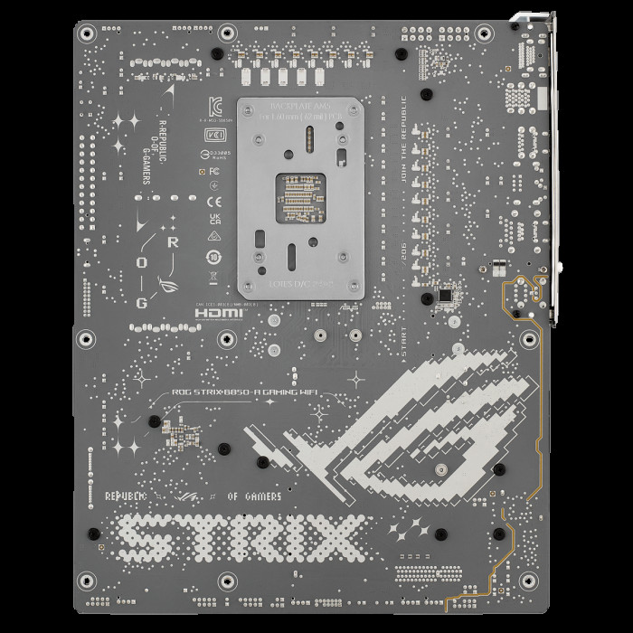 Материнская плата ASUS ROG STRIX B850-A GAMING WIFI AM5 ATX 4xDDR5 2xPCIEx16 4xM.2 2xUSB-C DP HDMI 2.5GLAN Wi-Fi 7