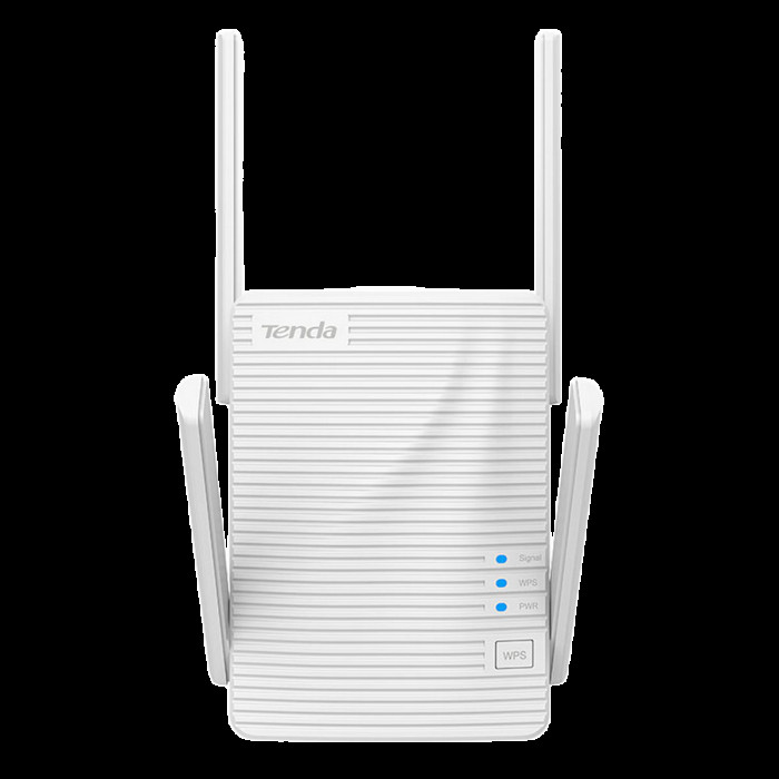 Усилитель Wi-Fi сигнала Tenda A21 Двухдиапазонный усилитель сигнала AC2100 до 300 Мбит/с на 2,4ГГц + до 1734 Мбит/с на 5ГГц, LAN 1x1 Гбит/с, внешних антенн 4x3dBi