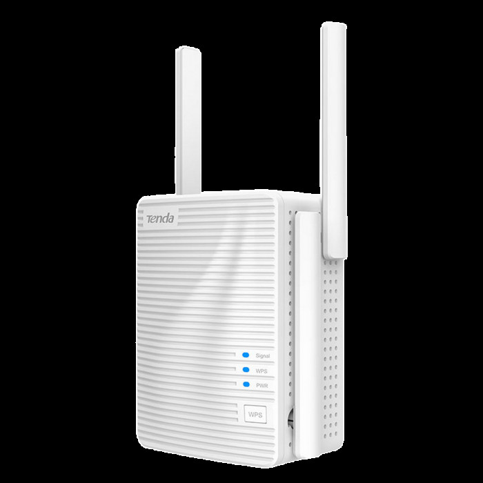 Усилитель Wi-Fi сигнала Tenda A21 Двухдиапазонный усилитель сигнала AC2100 до 300 Мбит/с на 2,4ГГц + до 1734 Мбит/с на 5ГГц, LAN 1x1 Гбит/с, внешних антенн 4x3dBi