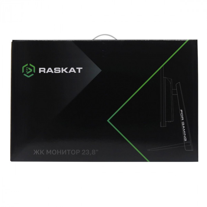 Монитор 23.8' Raskat I24F16D 23.8' (IPS, 1920x1080, HDMI+DP, 5ms, 178°/178°, 1000:1, 165Hz, Black)