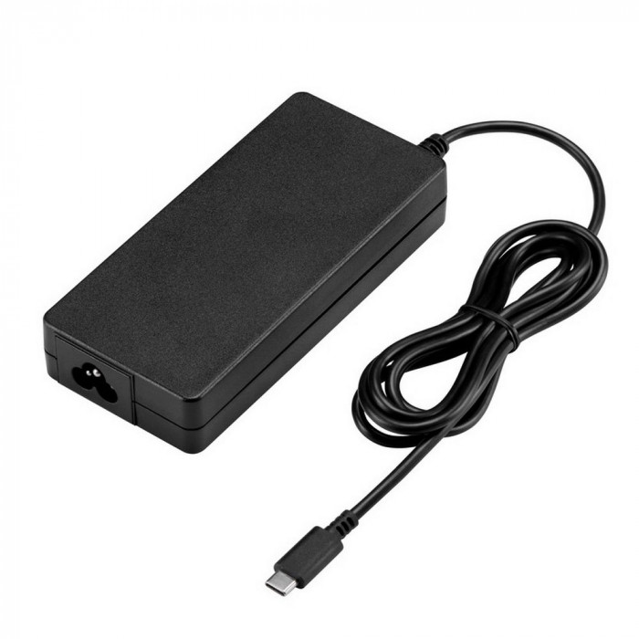 Адаптер питания FSP NB C 100W (FSP100-A1BR3) AC-DC 100W Adapter, Вход C6 (для ноутбучного кабеля), Кабель 1000мм, Выход USB Type-C, 5V/9V/12V/15V/20V автовыбор. RETAIL