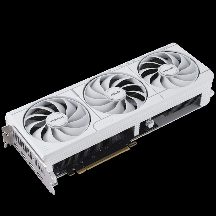 Видеокарта ASUS RTX5070 PRIME WHITE OC 12GB GDDR7 192bit 3xDP 1xHDMI 3FAN RTL (PRIME-RTX5070-O12G-WHITE)