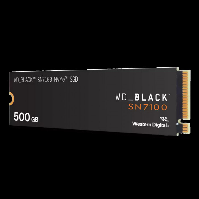 Твердотельный накопитель SSD Western Digital SSD SN7100 M2.2280 PCIe 4.0 500Gb, 6800MBs/5000MBs, TBW 300, WDS500G4X0E, 1 year
