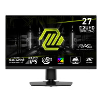 Монитор 27' MSI MAG 272URDF E16  Rapid IPS, 3840x2160/1920x1080, 160Hz/320Hz, 0,5ms, 400сd/m, 1000:1, HDR10 | 2xHDMI(2.1), DP(1.4a), 2xUSB2.0 | HAS, Pivot, Swivel, InPSU, Vesa 100, Black