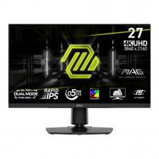 Монитор 27' MSI MAG 272URDF E16  Rapid IPS, 3840x2160/1920x1080, 160Hz/320Hz, 0,5ms, 400сd/m, 1000:1, HDR10 | 2xHDMI(2.1), DP(1.4a), 2xUSB2.0 | HAS, Pivot, Swivel, InPSU, Vesa 100, Black