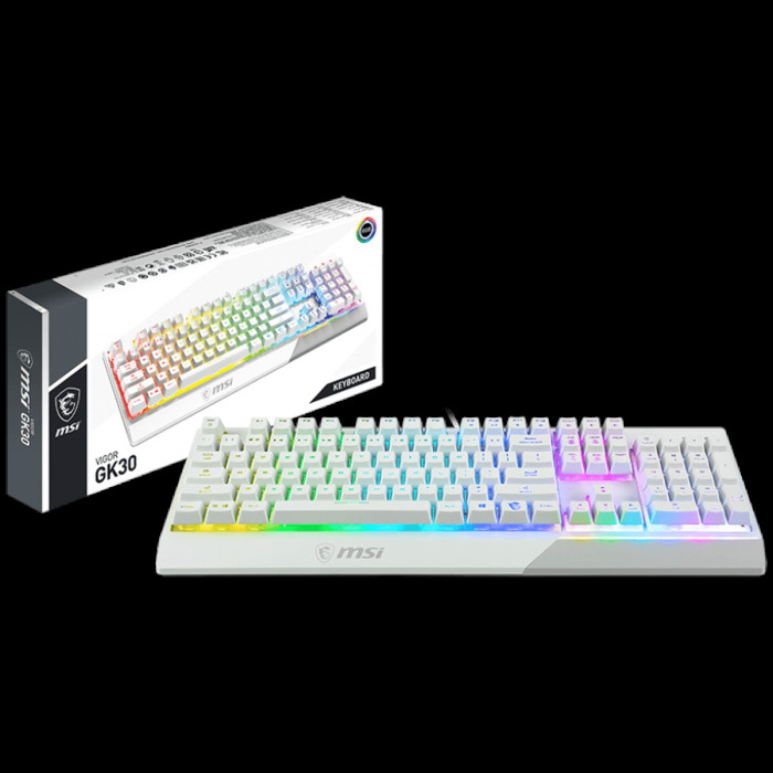 Клавиатура MSI VIGOR GK30 WHITE (S11-04RU304-CLA)