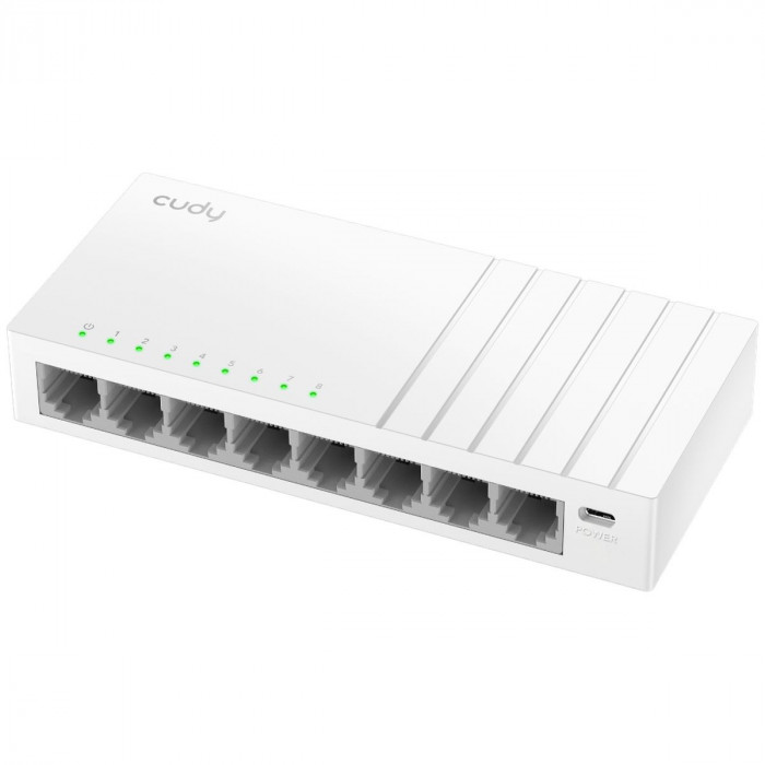 Коммутатор CUDY GS108U 8-Port Gigabit Switch with USB C