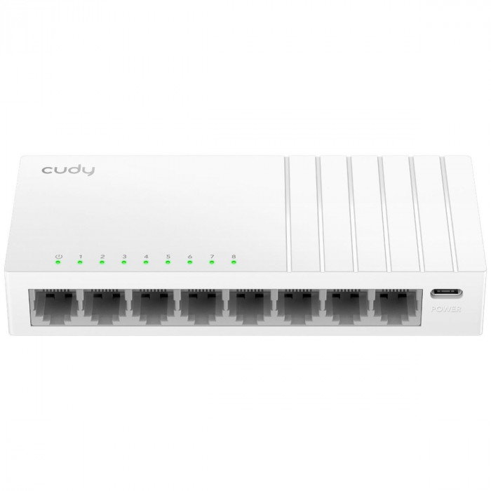 Коммутатор CUDY GS108U 8-Port Gigabit Switch with USB C