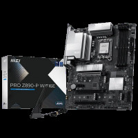 Материнская плата MSI PRO Z890-P WIFI6E Z890, LGA1851, 4*DDR5, 3*PCIEx16, 1*PCIEx1, 4*M.2, 2*TypeC, 1*USB3.2 Gen2, 6*USB3.2 Gen1, 8*USB2.0, 4*SATA3, 5G, DP, HDMI, ATX, RTL