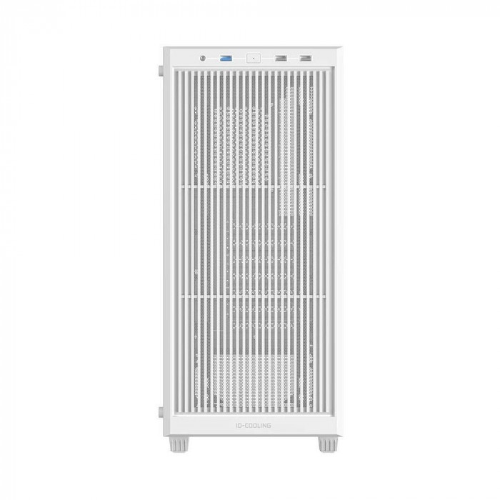 Корпус Case ID-Cooling WARE 300 White mATX/ win TG/ no fan/ Type C/ CPU 160mm/ GPU 320mm/ no PSU