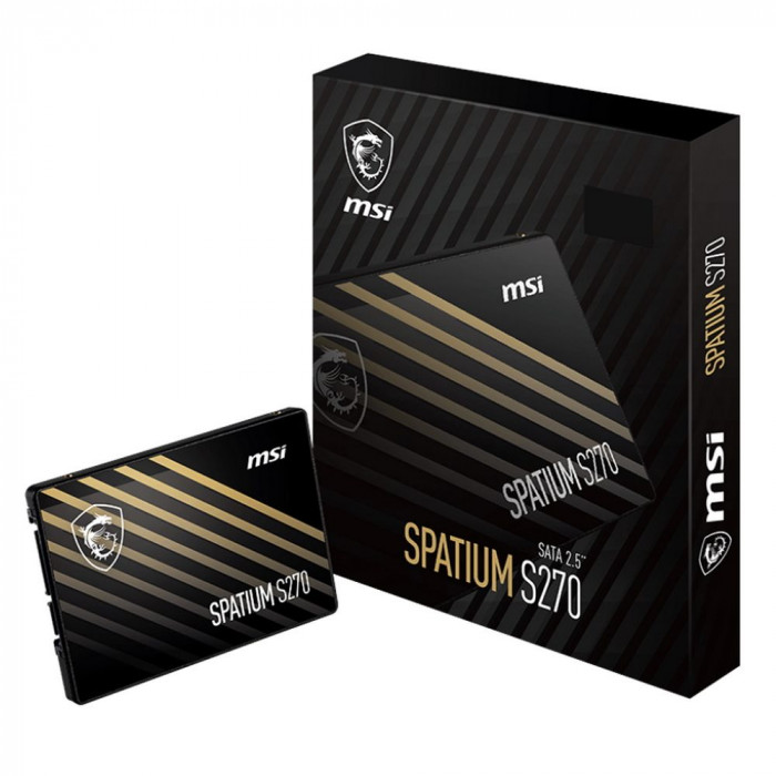 Твердотельный накопитель SSD MSI 960GB SATA 2.5” SPATIUM S270