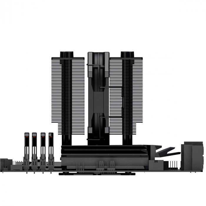 Вентилятор ID-Cooling SE-207 XT SLIM 220W/ PWM/ all Intel /AMD AM4, AM5/ Screws