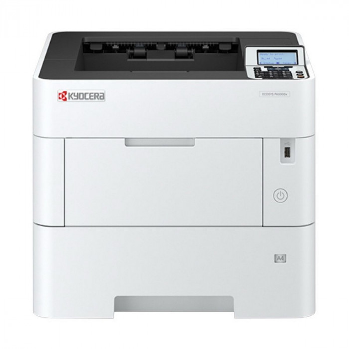 Kyocera Ecosys PA4500x А4, принтер, лазерный, черно-белый, 45стр/мин, 1200dpi, 1400МГц, 512Мб, 512Гб, 100+500, AirPrint/USB/Ethernet, 6000стр/картридж, (110C0Y3NL0)