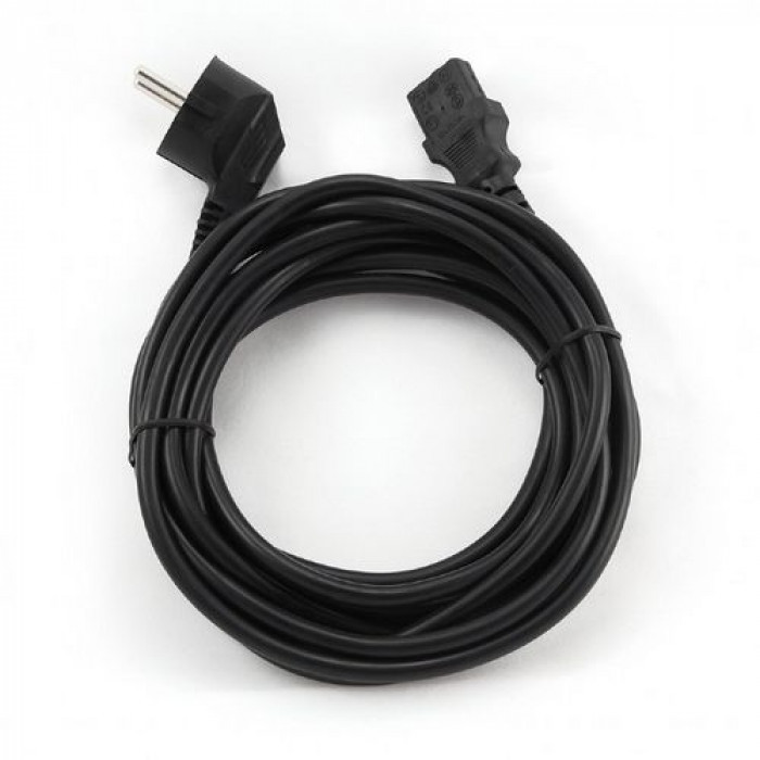 Кабель питания Cablexpert PC-186-1-1.8M, 1.8м, Schuko(S22) - C13, Сечение провода 3x1кв.мм, черный, с заземлением, пакет {100} (792570)