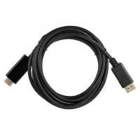 Кабель ACD-DDHM2-30B |ACD-DDHM2-30B| DisplayPort 1.2, DP-HDMI, Golden Plated, 20m/19m, Черный, 3м |ACD-DDHM2-30B| (742460)