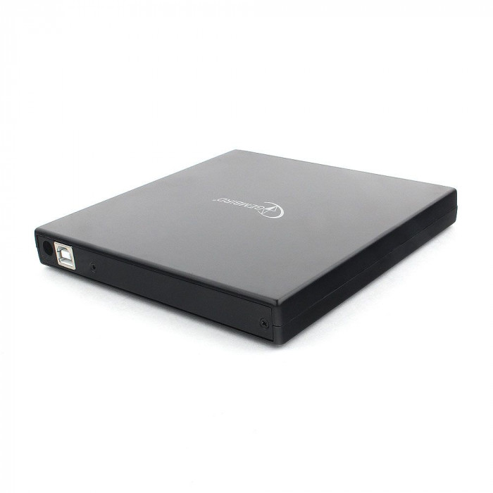 DVD±RW привод Gembird Внешний DVD-USB-02 USB 2.0 пластик, черный (099240)