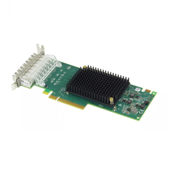 Сетевой адаптер Broadcom Emulex LPe31004-M6 Gen 6 (16GFC), 4-port, 16Gb/s, PCIe Gen3 x8, LC MMF 100m, трансиверы установлены. Not upgradable to 32GFC (16)