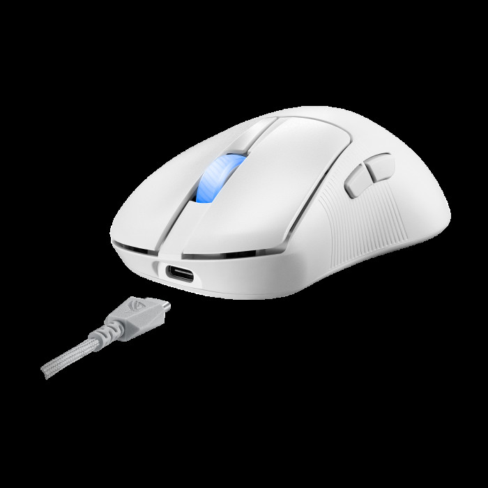 Мышь ASUS P714 ROG KERIS II WL ACE /WHT 54g 42,000DPI Bluetooth 5.1 2.4GHz 5buttons