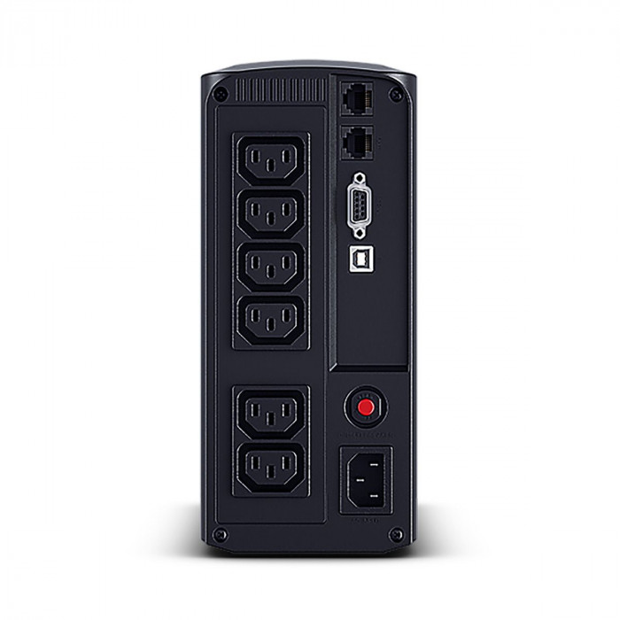 Источник бесперебойного питания ИБП Line-Interactive CyberPower VP1000EILCD 1000VA/550W USB/RS-232/RJ11/45  (6 IEC С13)