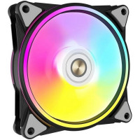 Вентилятор в корпус ALSEYE HALO PRO B-R (rubber screw) FAN 120mm, hydraulic, 800~2100rpm, max 51.87CFM, max 26dBA, ARGB. PWM, Black, RTL