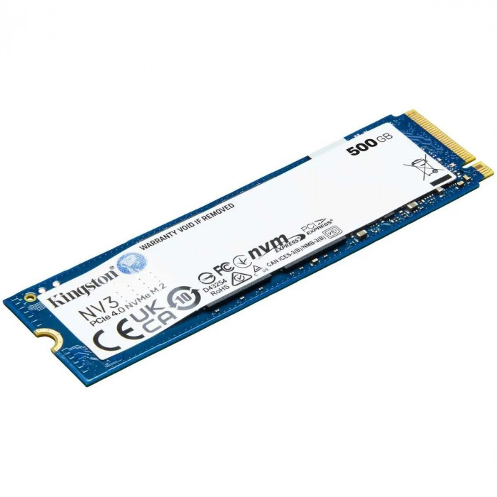 Твердотельный накопитель SSD Kingston SSD Kingston PCIe 4.0 x4 500GB SNV3S/500G NV3 M.2 2280