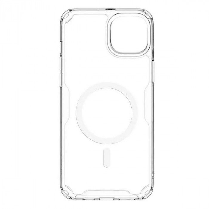 Чехол Nature TPU Pro Magnetic Case, White, (iPhone15 Plus)