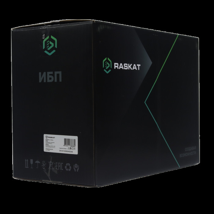 Источник бесперебойного питания (ИБП) Raskat 32' I32U6D 1200VA, 4xIEC320