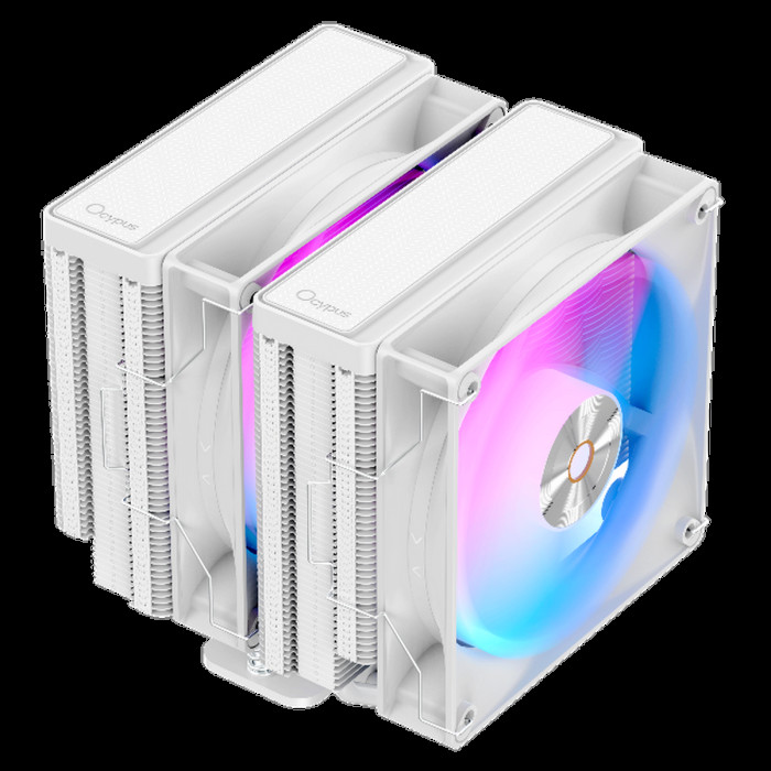 Вентилятор для процессора Cooler Ocypus Delta A62 WH ARGB White 260W/ All Intel/ AMD AM*/ 2 fans / Screws