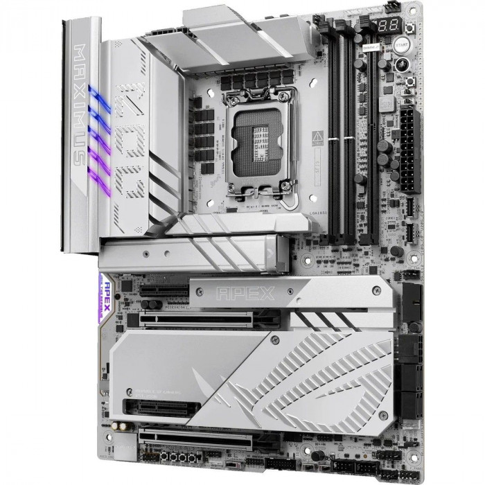 Материнская плата ASUS ROG MAXIMUS Z890 APEX LGA1851 ATX 2xDDR5 2xPCIEx16 2xPCIEx4 6xM.2 2xThunderbolt USB-C 5GLAN Wi-Fi 7