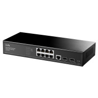 Коммутатор CUDY 8-Port Layer 2 Managed Gigabit Switch with 2 Gigabit SFP Slots 8-Port Layer 2 Managed 10/100/1000M  Switch, 8 Gigabit Ethernet ports + 2 Gigabit SFP ports + 1 management port, backplane bandwidth 20Gbps, support dial-up VLAN, 250 meters ex