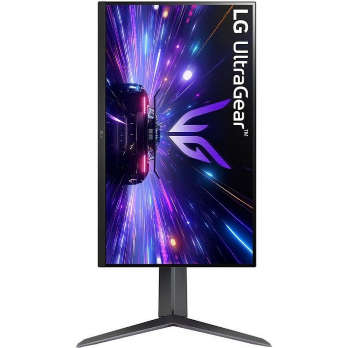 Монитор 27' LG 27GS65F-B  IPS, 1920x1080, 180Hz, 1ms, 300сd/m, 1000:1, HDR10 | HDMI(2.0), DP(1.4) | HAS, Pivot, Swivel, ExPSU, Vesa 100, Black