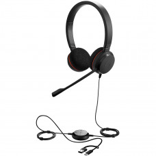 Проводная гарнитура Jabra Evolve 20, StereoMS, USB C/A adapter (PN: 4999-823-169)