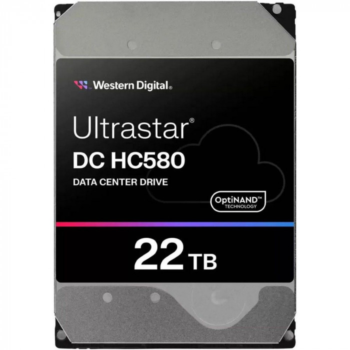 Жесткий диск серверный Western Digital 3.5' 22TB Ultrastar DC HC580 WUH722222ALE604  SATA