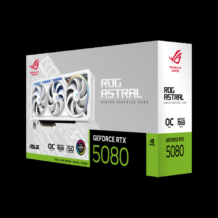 Видеокарта ASUS ROG-ASTRAL-RTX5080-O16G-WHITE