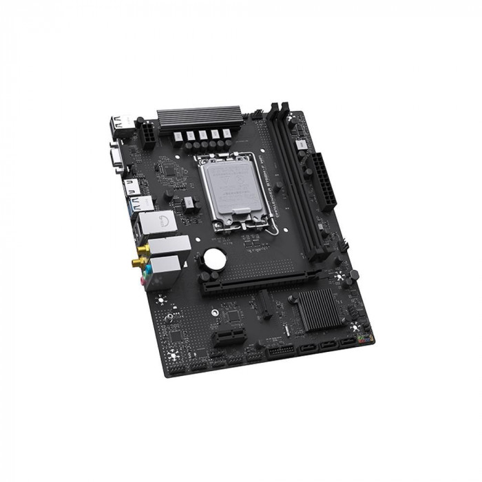 Материнская плата Maxsun MS-Challenger B760M-F WIFI B760, LGA1700, 2*DDR4, 1*PCIEx16, 1*PCIEx1, 1*M.2, 6*USB3.2Gen1, 4*USB2.0, 3*SATA3.0, 1G, DP, HDMI, M-ATX, RTL