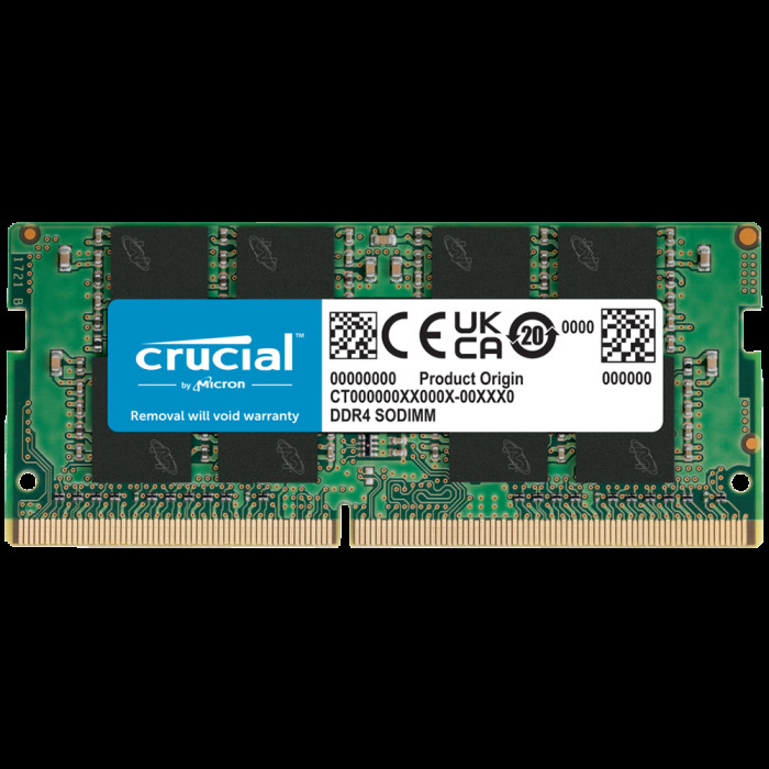 Модуль памяти Crucial 8GB Basic SODIMM DDR4-3200 (PC4-25600) CL19 1.2V