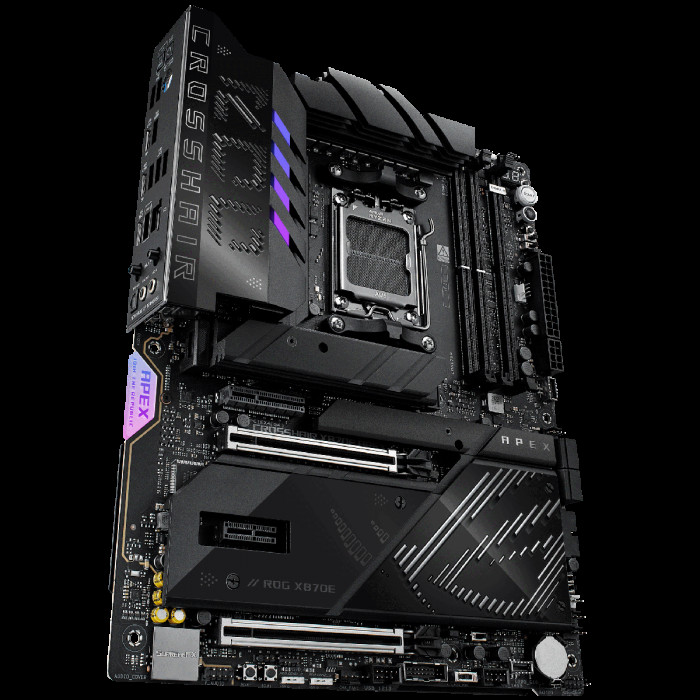 Материнская плата ASUS ROG CROSSHAIR X870E APEX AM5 ATX 2xDDR5 2xPCIEx16 PCIEx4 PCIEx1 5xM.2 3xUSB-C 5GLAN Wi-Fi 7