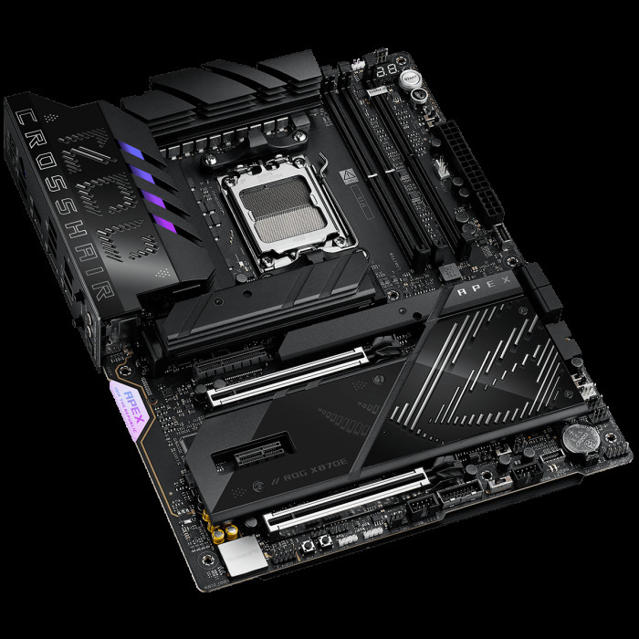 Материнская плата ASUS ROG CROSSHAIR X870E APEX AM5 ATX 2xDDR5 2xPCIEx16 PCIEx4 PCIEx1 5xM.2 3xUSB-C 5GLAN Wi-Fi 7
