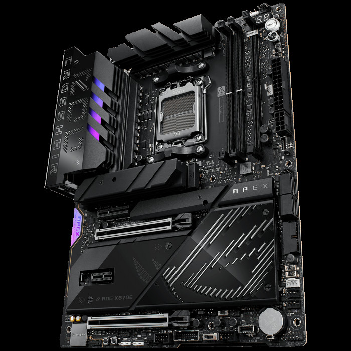 Материнская плата ASUS ROG CROSSHAIR X870E APEX AM5 ATX 2xDDR5 2xPCIEx16 PCIEx4 PCIEx1 5xM.2 3xUSB-C 5GLAN Wi-Fi 7