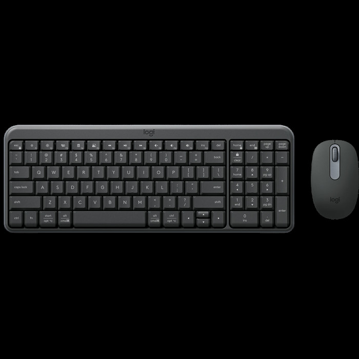 Клавиатура + Мышка беспроводные BT Logitech MK250,Graphite (920-013853)