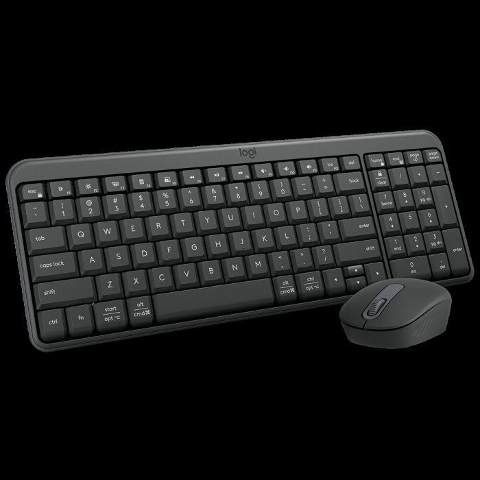 Клавиатура + Мышка беспроводные BT Logitech MK250,Graphite (920-013853)