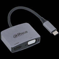 Концентратор Dahua 2-in-1 Adapter USB 3.1 Type-C to HDMI + VGA Docking Station