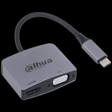 Концентратор Dahua 2-in-1 Adapter USB 3.1 Type-C to HDMI + VGA Docking Station