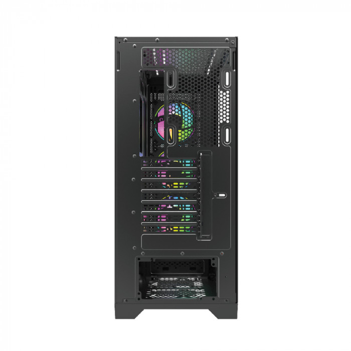 Корпус для ПК Forza FZ-G901 EATX Case, black, w/o psu,Tempered glass front panel, 2x3,5', 2x2,5',USB3.0*1+USB3.0