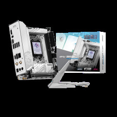 Материнская плата MSI MPG B860I EDGE TI WIFI B860, LGA1851, 2*DDR5, 1*PCIEx16, 2*M.2, 2*TypeC, 1*USB3.2Gen2, 6*USB3.2Gen1, 2*USB2.0, 2*SATA3.0, 2.5G, Type-C(DP), HDMI, ITX, RTL