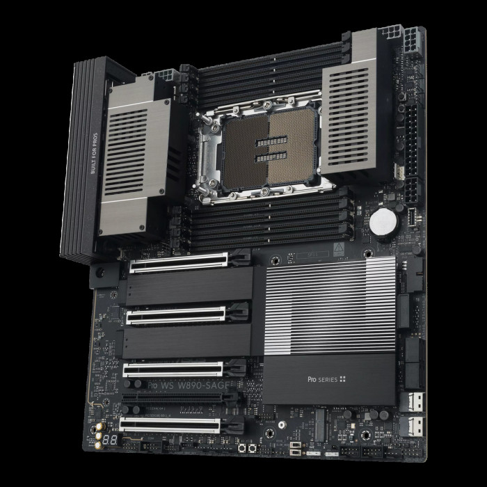 Материнская плата ASUS PRO WS W890-SAGE LGA4710 EEB 8xDDR5 7xPCIEx16